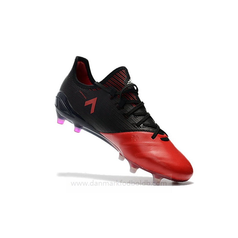 Adidas Ace 17.1 FG Fodboldstøvler Herre – Sort Rød Hvid